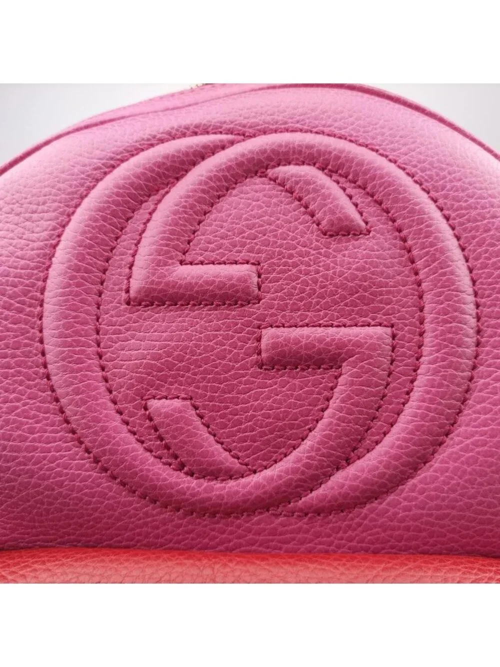 Gucci Soho Rose Red Leather Backpack